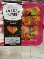 Brochetas de pavo provenzal