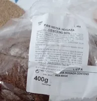 Pan media hogaza centeno