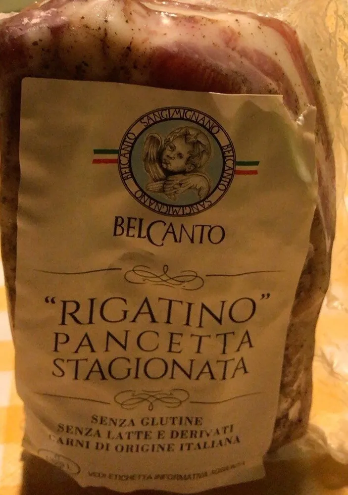 Rigatino pancetta stagionata