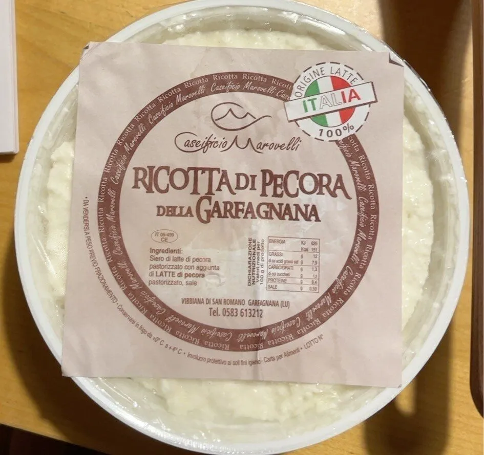 Ricotta di pecora della Garfagnana