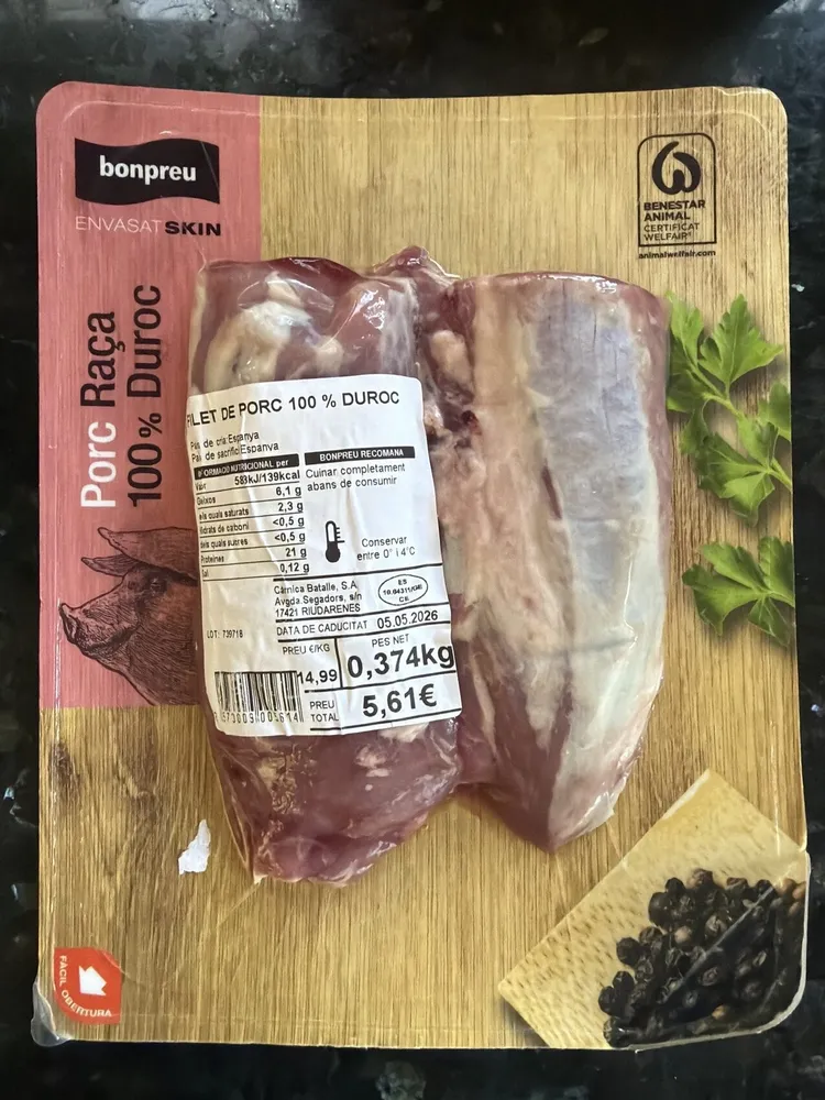 Filet de porc 100% Duroc