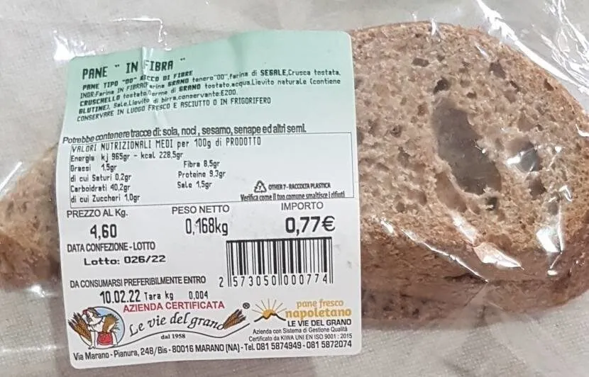 Pane in fibra
