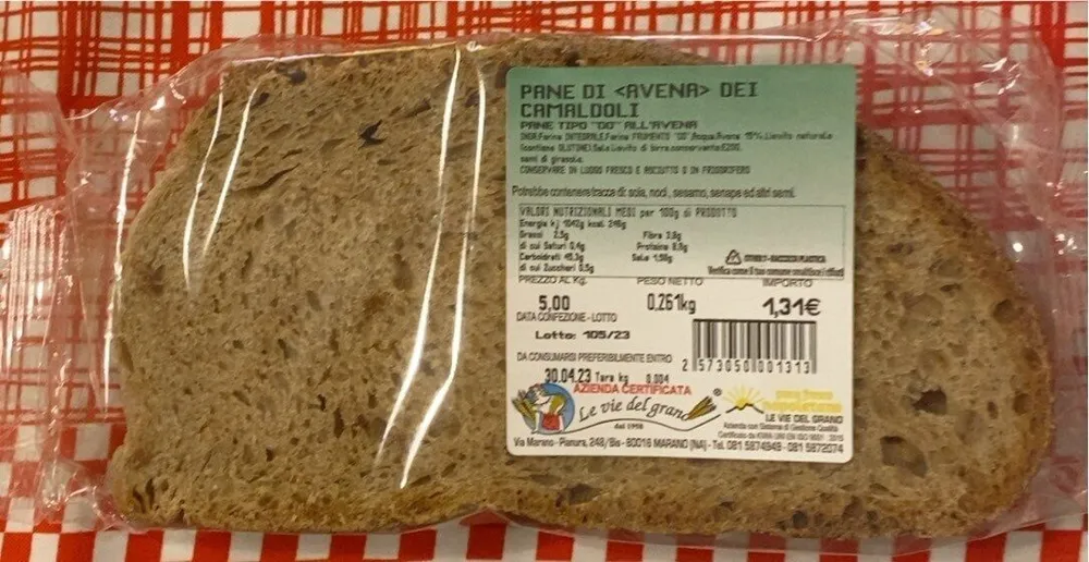 pane di avena dei camaldoli