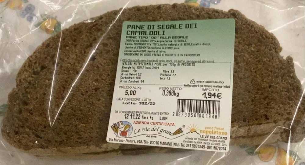 Pane di segale dei camaldoli