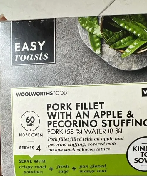 Pork Fillet with bacon