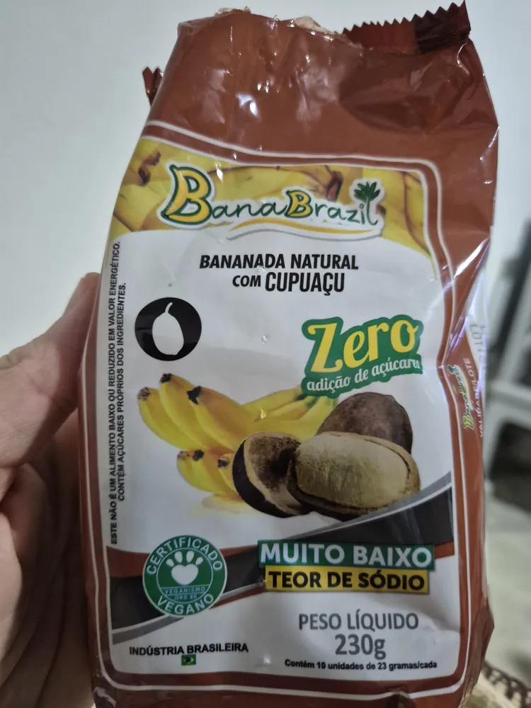 Bananada Natural com Cupuaçu