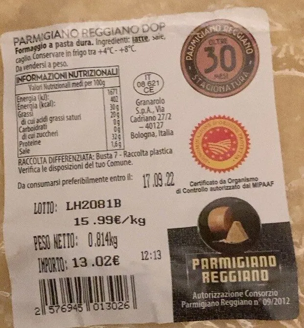 Parmiggiano Reggiano