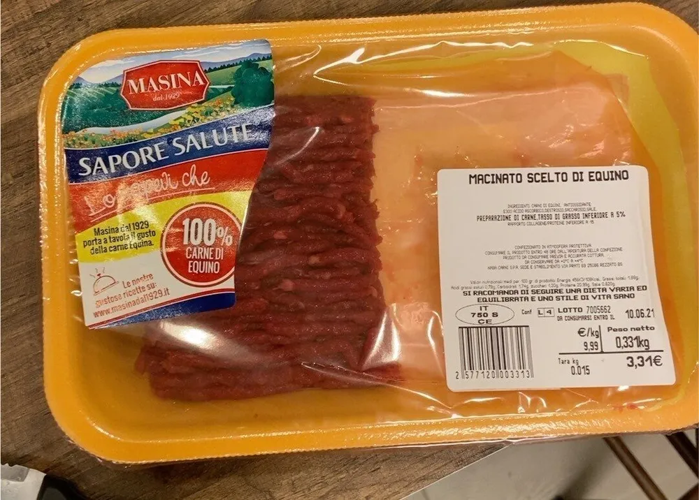 Macinato scelto equino
