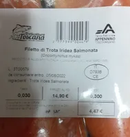 Filetto di Trota Iridea Salmonata