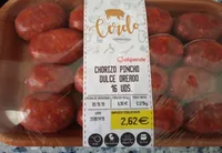 Chorizo pincho dulce oreado