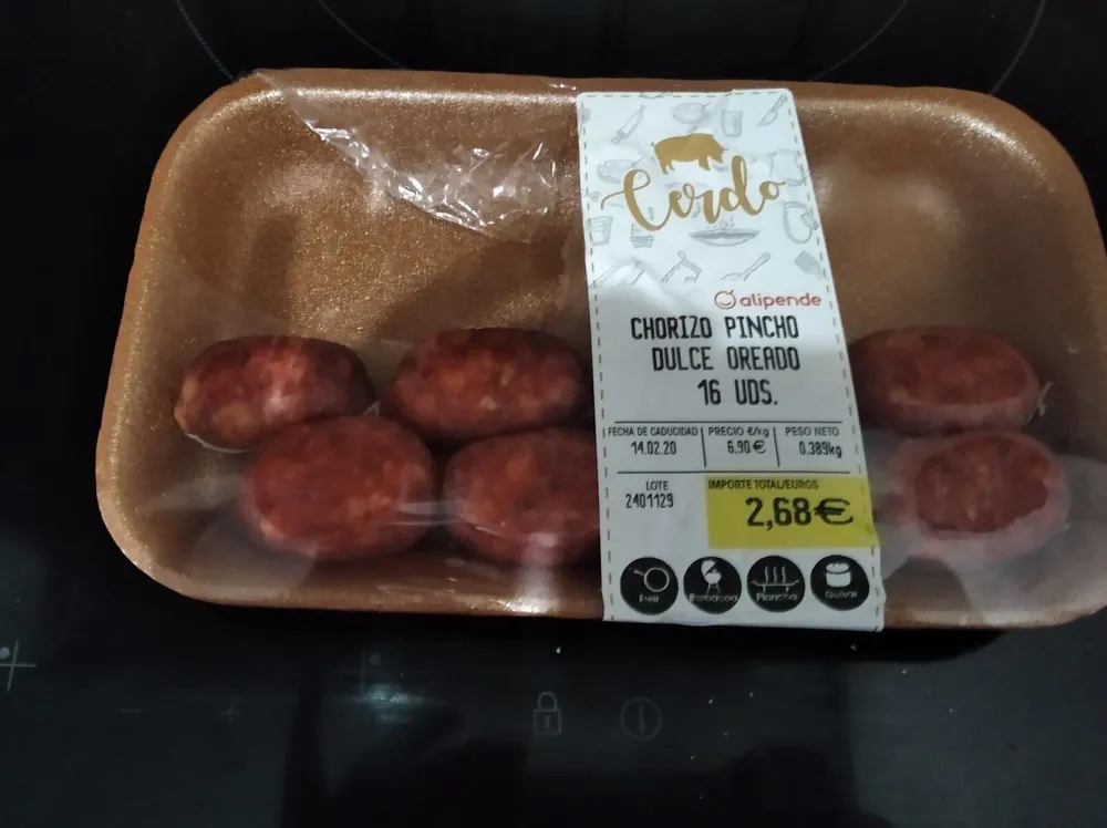 Chorizo Pincho Dulce Oreado