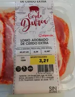 Cerdo duroc lomo adobado
