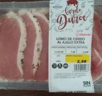 Lomo de cerdo al ajillo extra