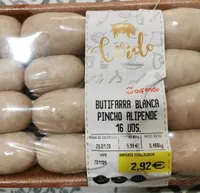 Butifarra blanca pincho