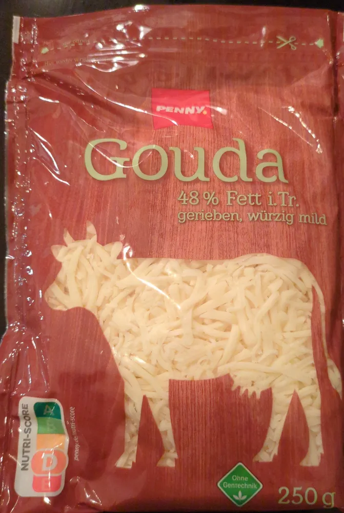 Gouda gerieben