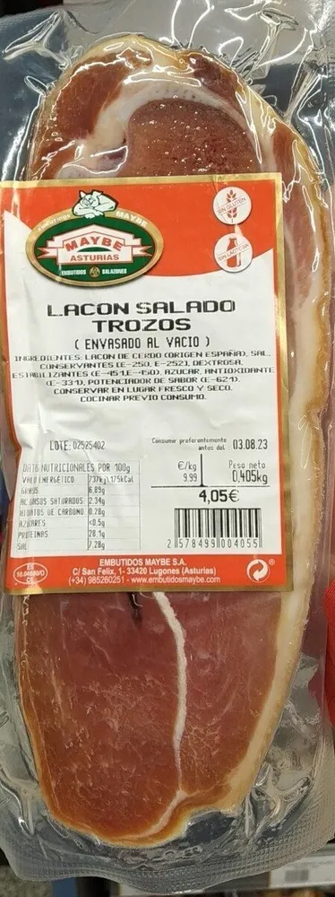 Lacón Salado Trozos