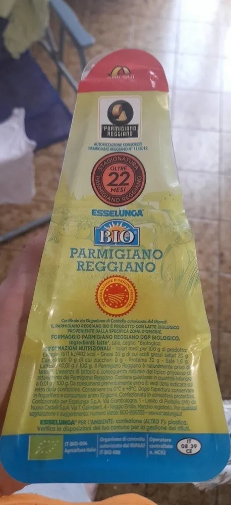 Parmigiano reggiano bio