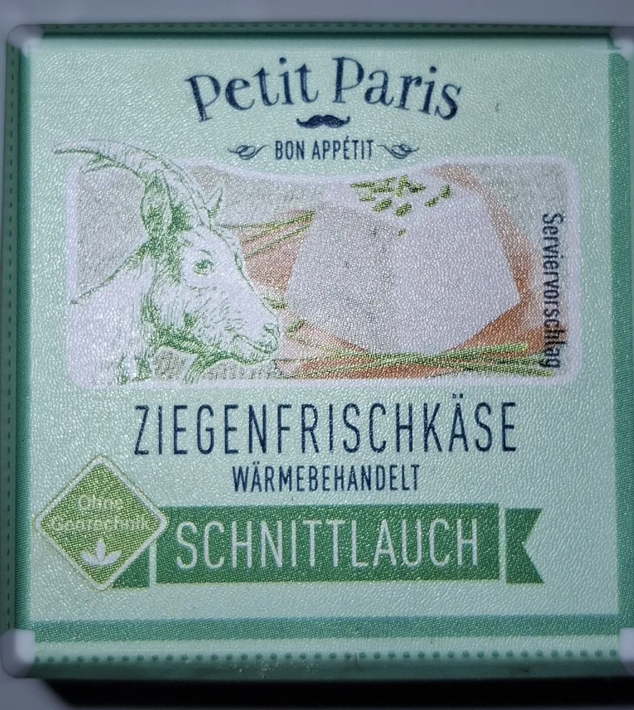 Ziegenfrischkäse mit Schnittlauch