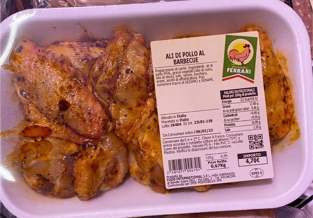 Ali di pollo al barbecue