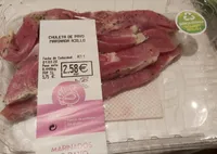 Chuleta de pavo marinada al ajillo