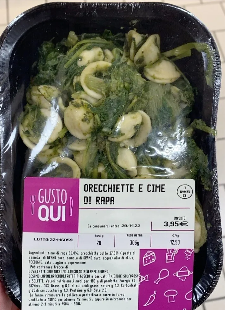 Orecchiette e cime di rapa