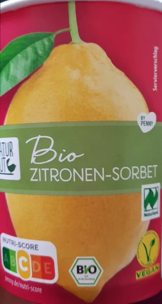 Bio Zitronensorbet