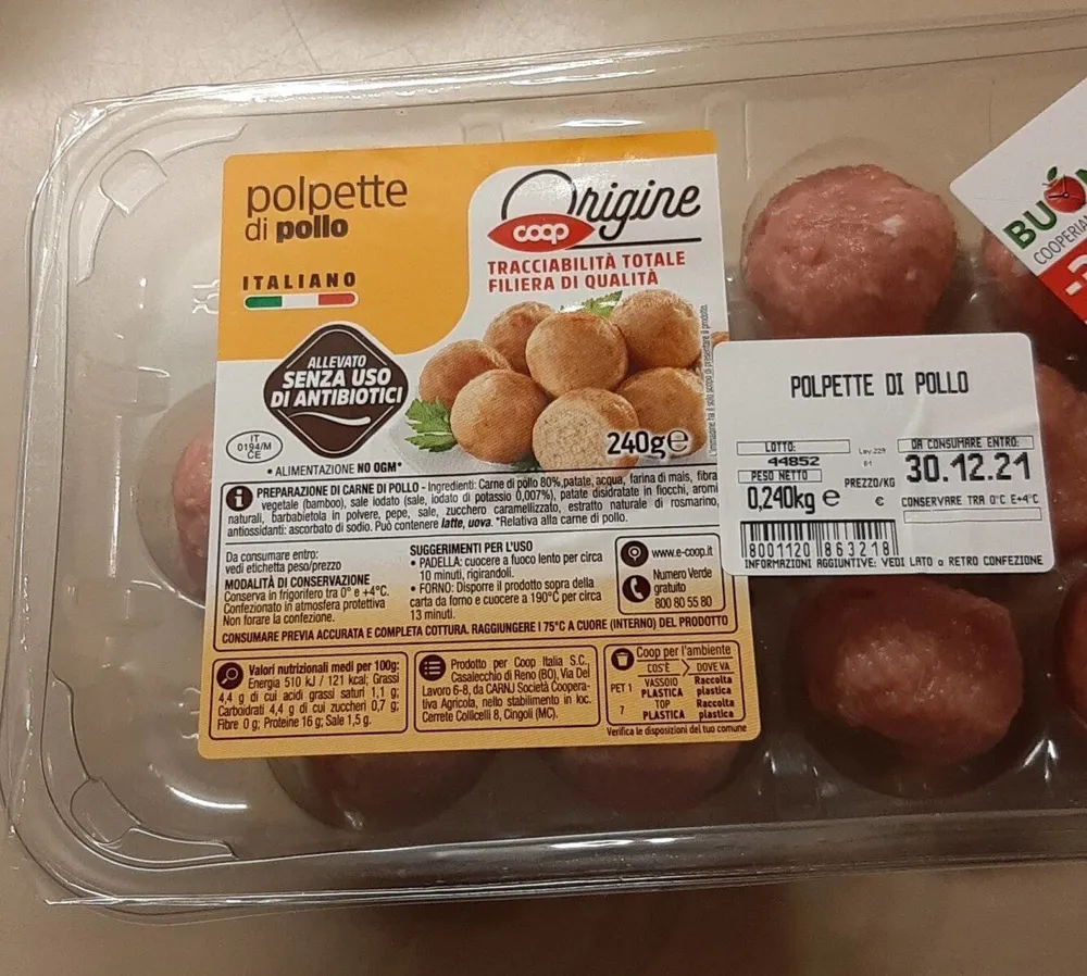 Polpette di pollo
