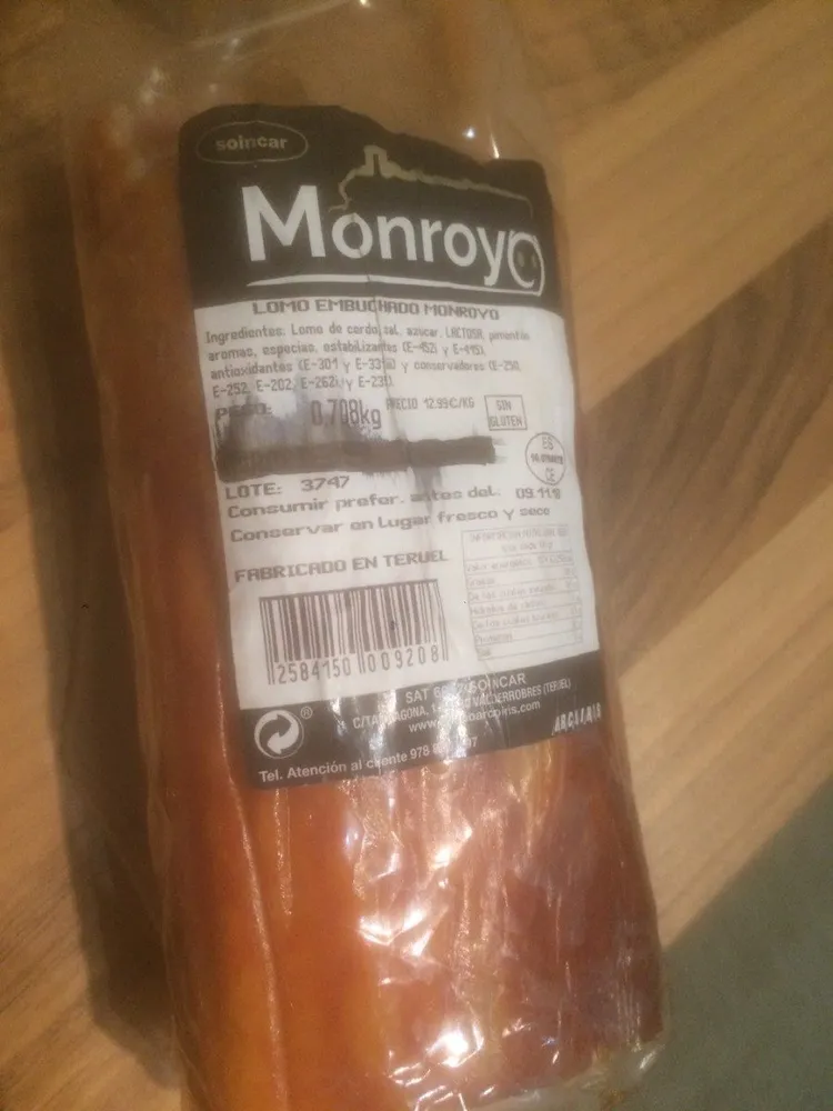 Lomo embuchado monroyo