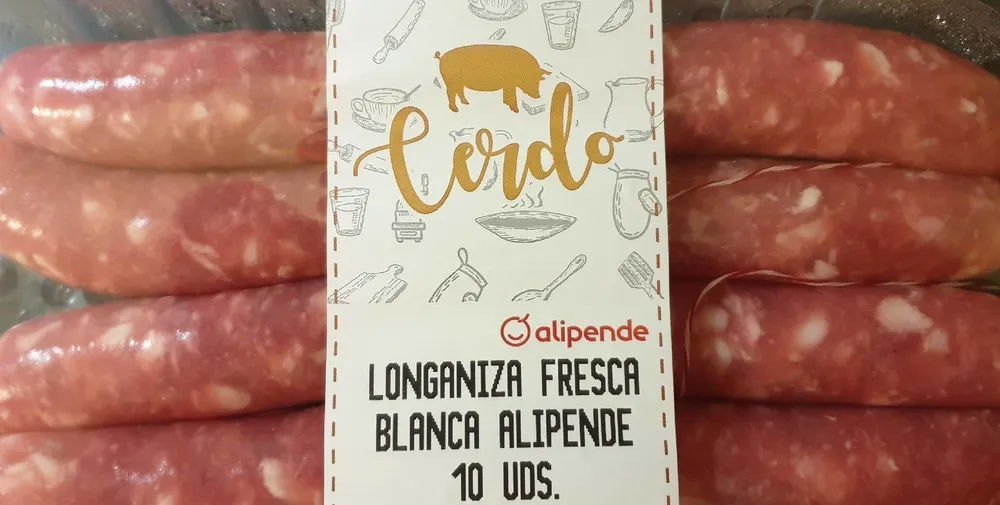 Longaniza fresca blanca