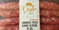 Longaniza fresca blanca
