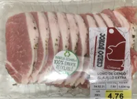 Lomo de cerdo al ajillo
