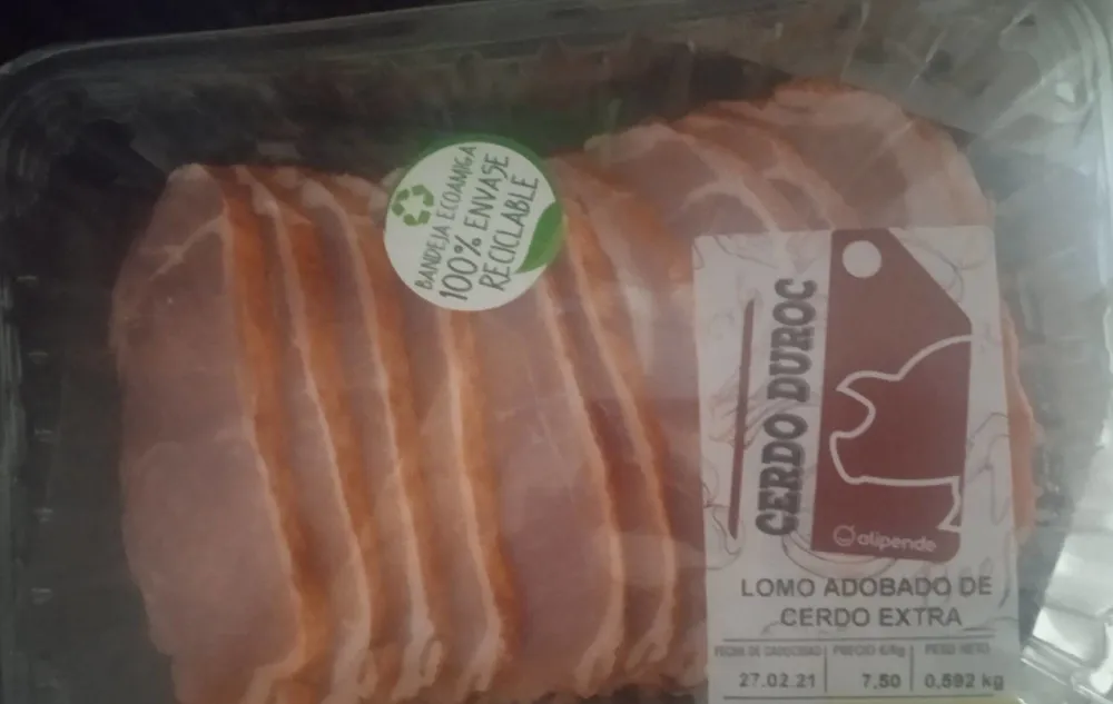 Lomo de cerdo adobado extra