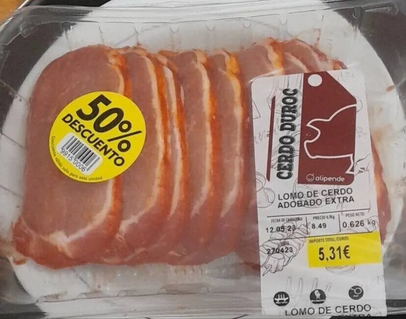 Lomo de cerdo adobado extra
