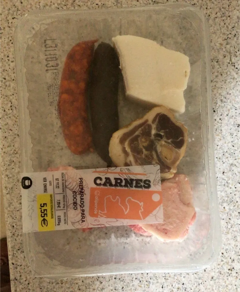 Preparado para cocido