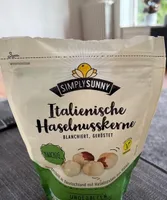 Haselnusskerne geröstet