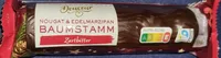 Nougat & Edelmarzipan Baumstamm Zartbitter