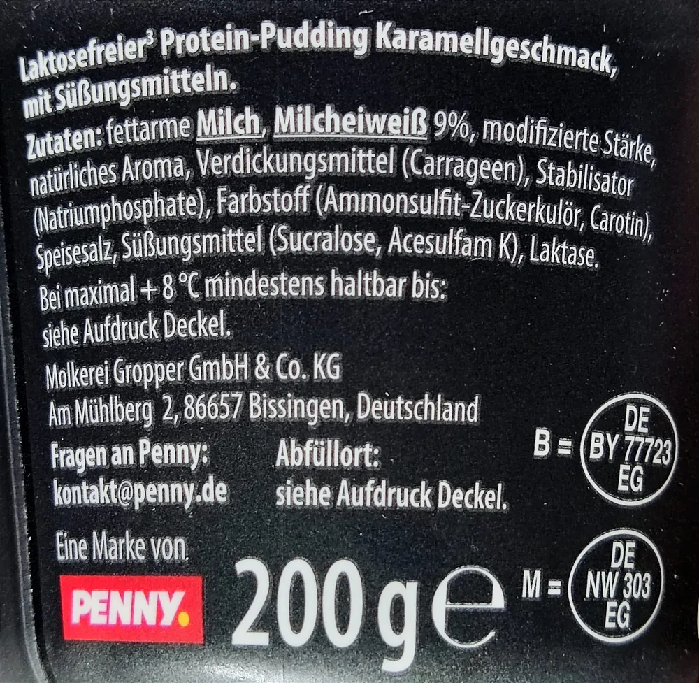 High-Protein-Pudding - Karamellgeschmack
