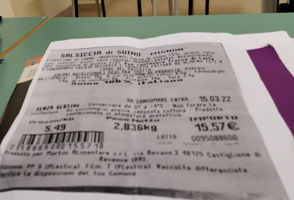 Salsiccia di suino