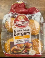 10 minis brioch’burgers aux sésames
