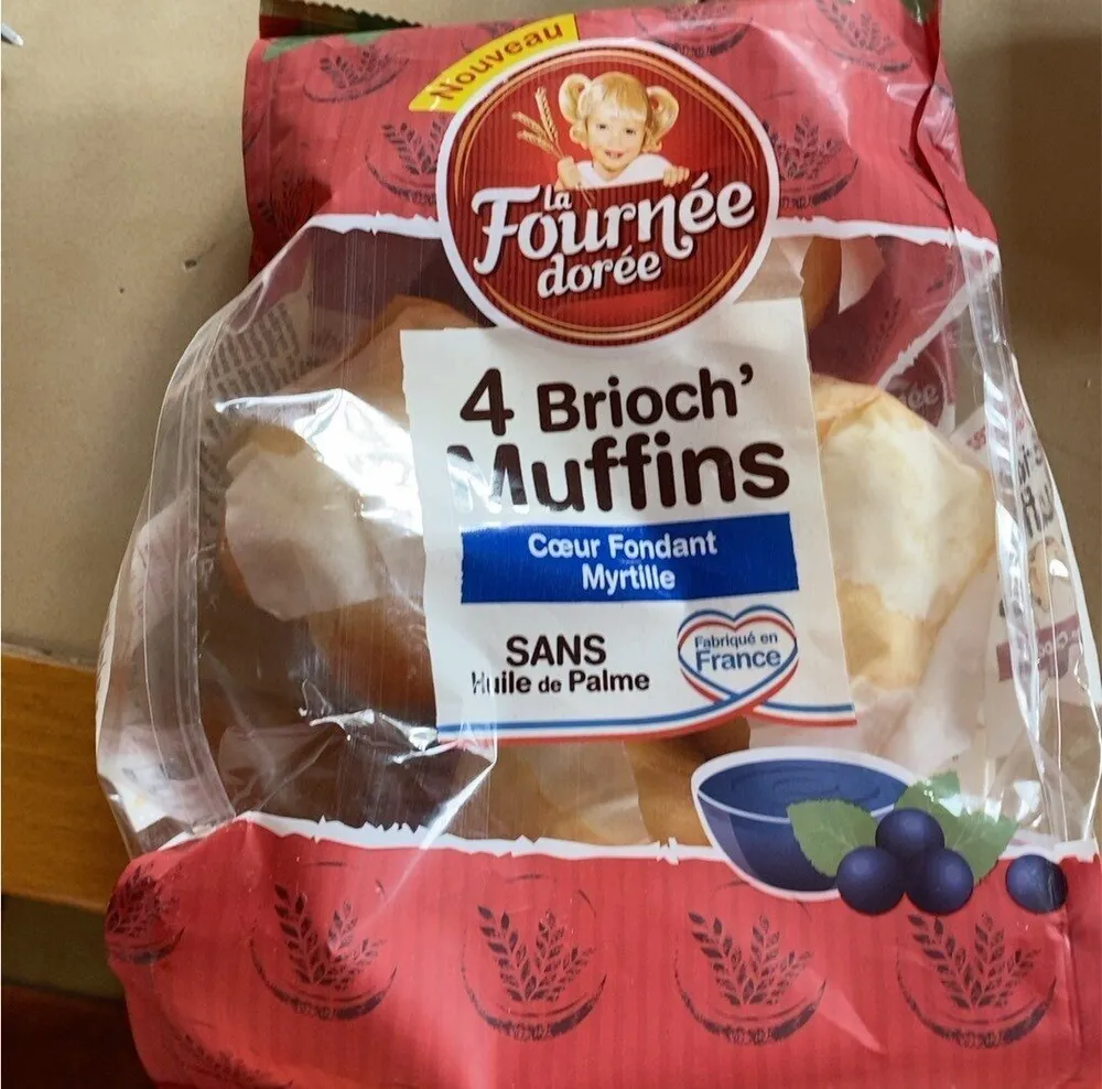 4 brioch muffins