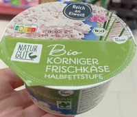 Körniger Frischkäse Halbfettstufe