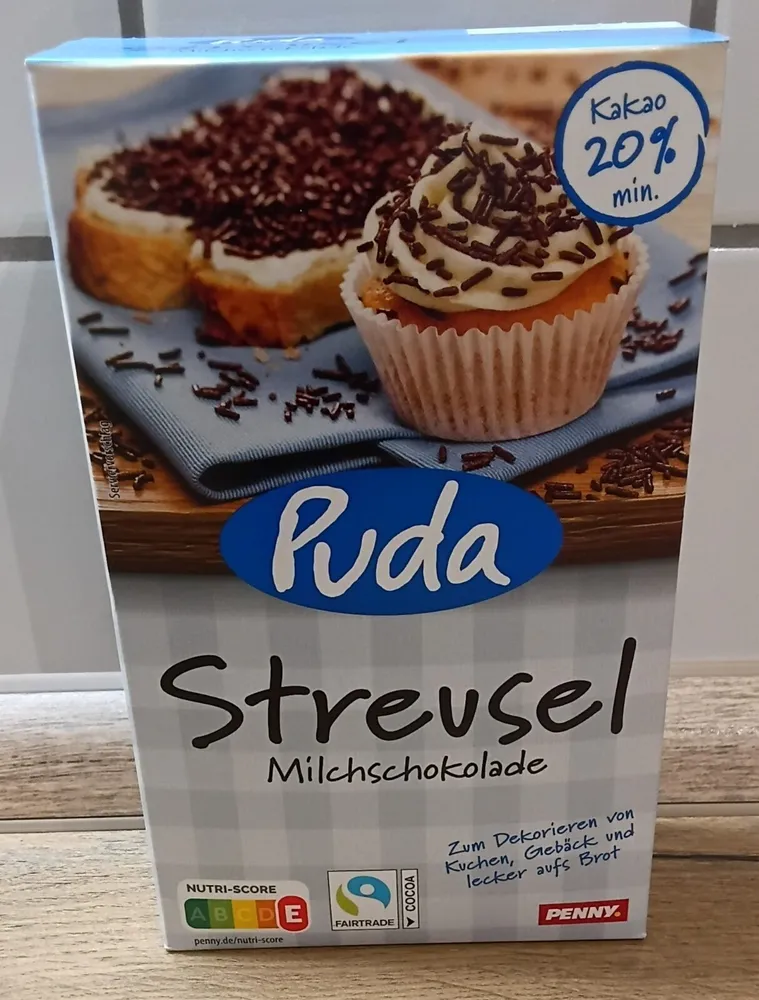 Streusel Milchschokolade
