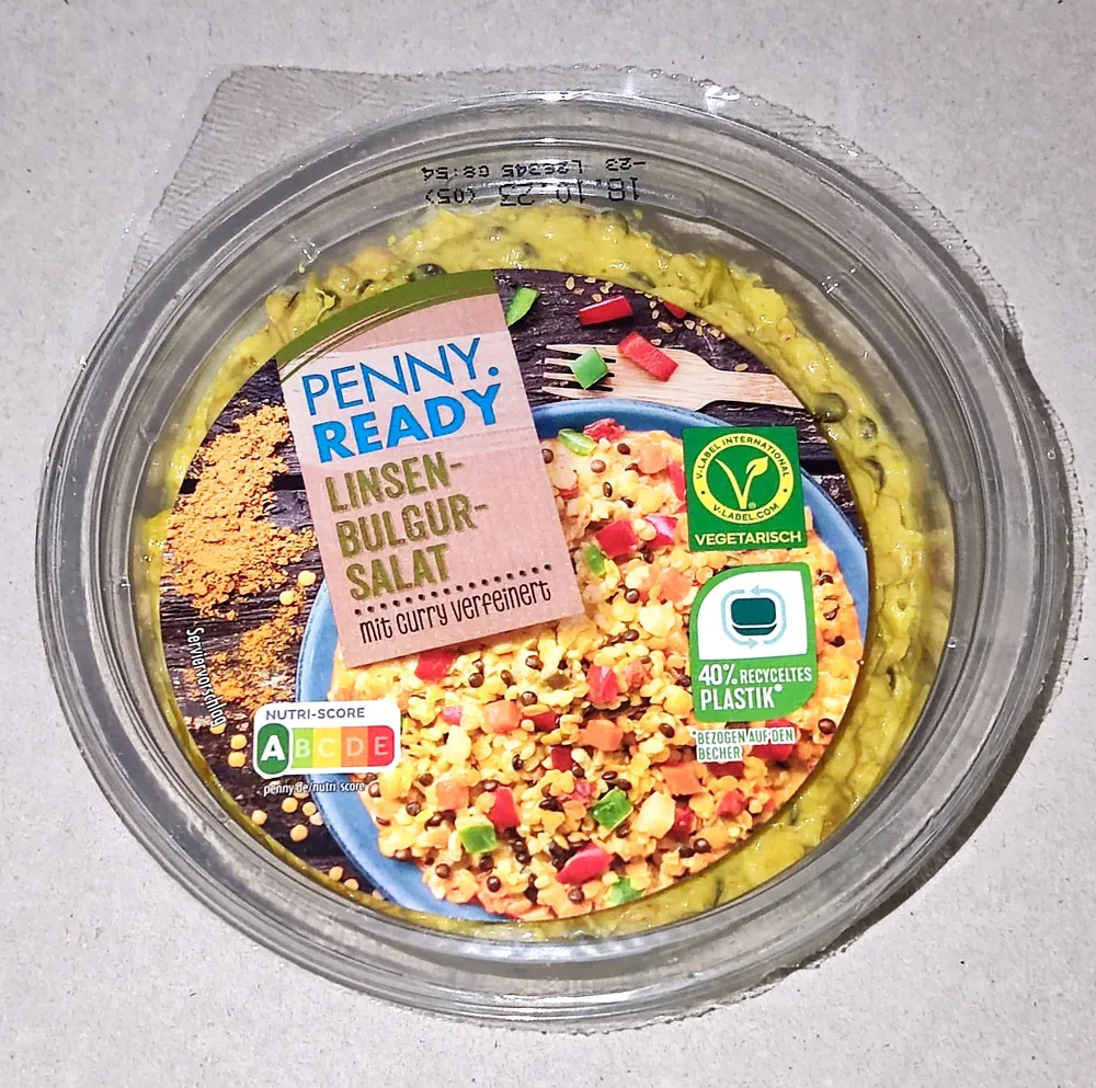 Linsen-Bulgur-Salat mit Curry