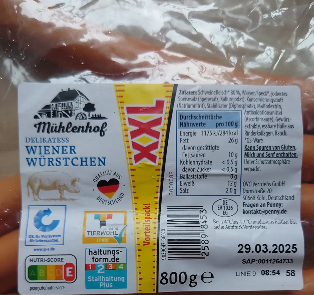 Wiener Würstchen XXL