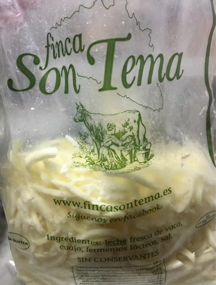 Mozzarella para pizza