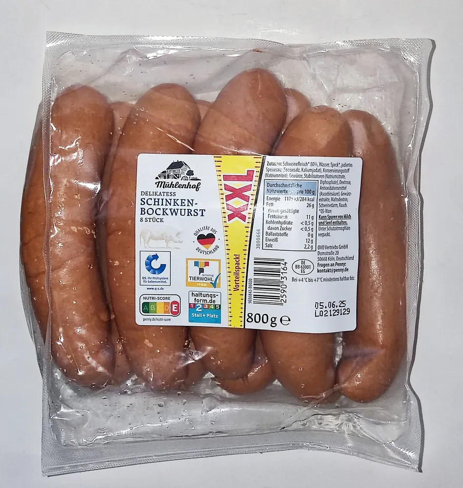 Schinkenbockwurst XXL