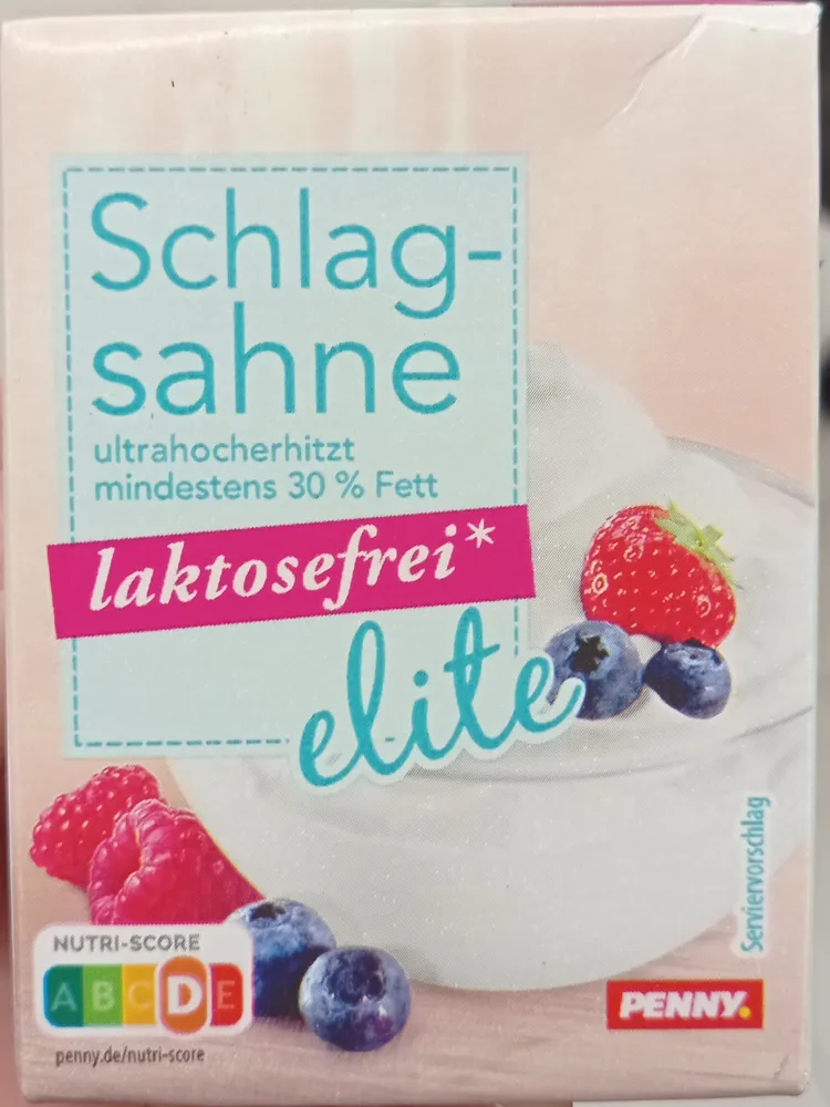 Schlagsahne Laktosefrei 30% Fett