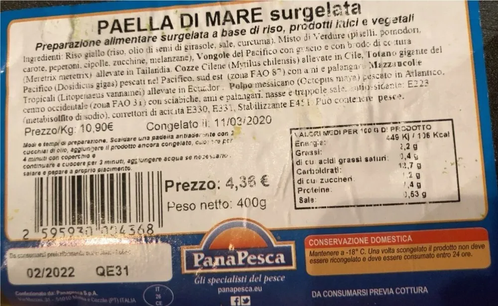 Paella di mare