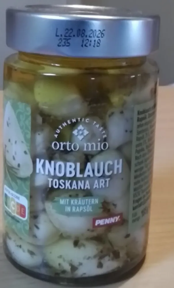 Knoblauch Toskana Art