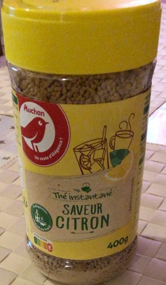Thé instantané saveur citron